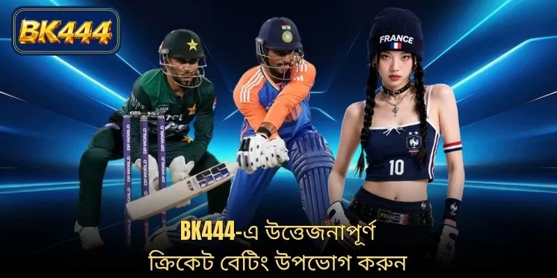 BK444-এ উত্তেজনাপূর্ণ ক্রিকেট বেটিং উপভোগ করুন